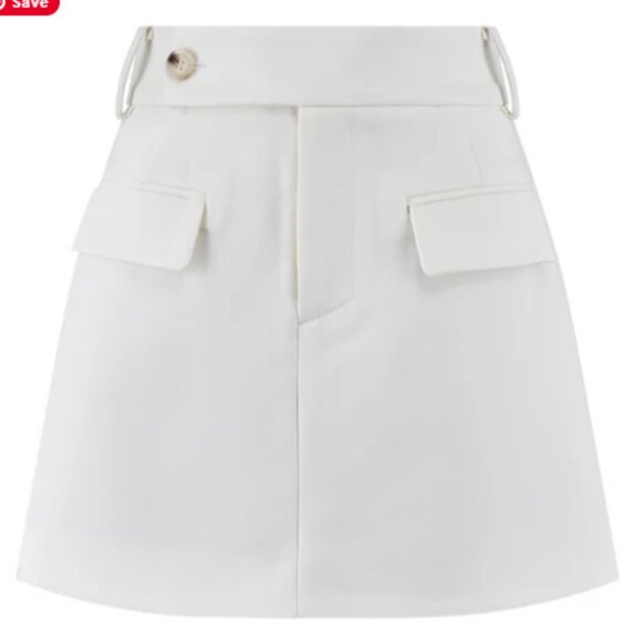 Odd Muse White Brand New with Tags Structured Jacket and Skirt SET (XS / XS T) - Picture 4 of 7